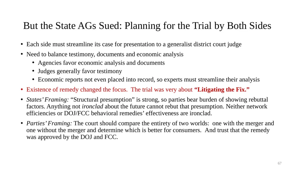 Topic 9b Evolution of Horizontal Merger Law - slide 67 of 87