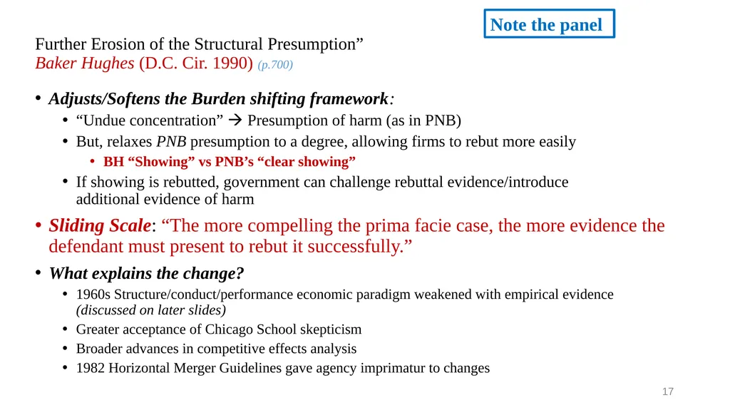 Topic 9b Evolution of Horizontal Merger Law - slide 17 of 87