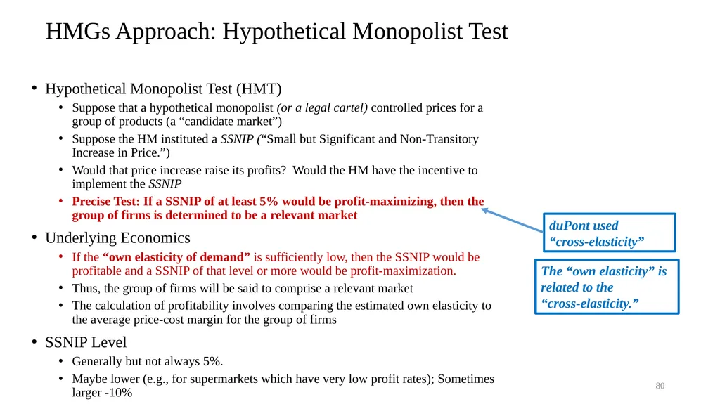 Topic 9b Evolution of Horizontal Merger Law - slide 80 of 87