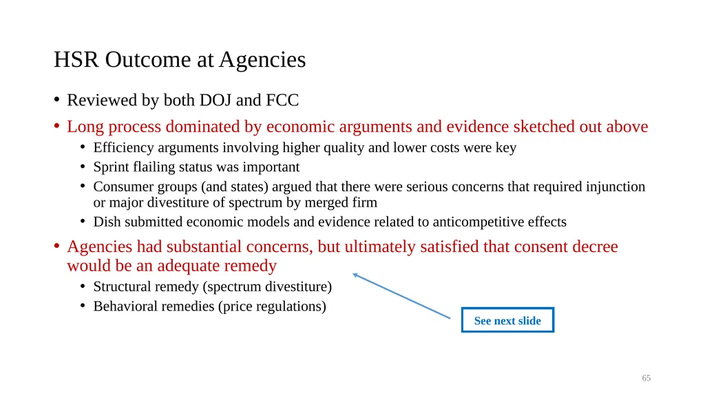 Topic 9b Evolution of Horizontal Merger Law - slide 65 of 87