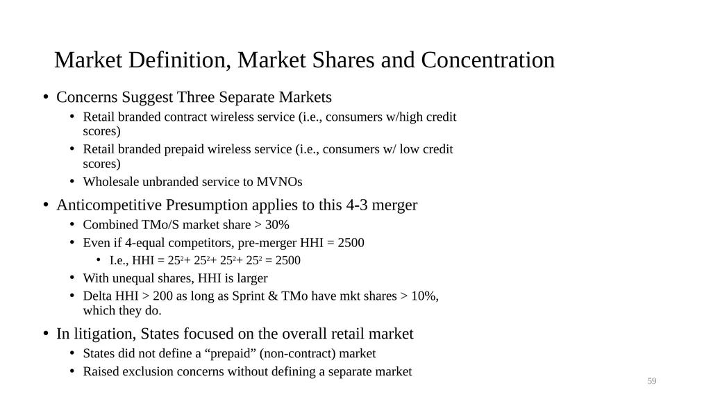 Topic 9b Evolution of Horizontal Merger Law - slide 59 of 87