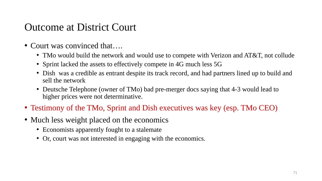 Topic 9b Evolution of Horizontal Merger Law - slide 71 of 87