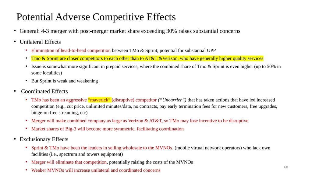 Topic 9b Evolution of Horizontal Merger Law - slide 60 of 87