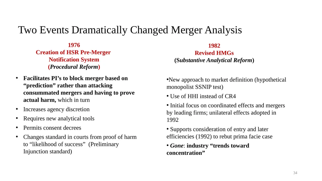 Topic 9b Evolution of Horizontal Merger Law - slide 34 of 87