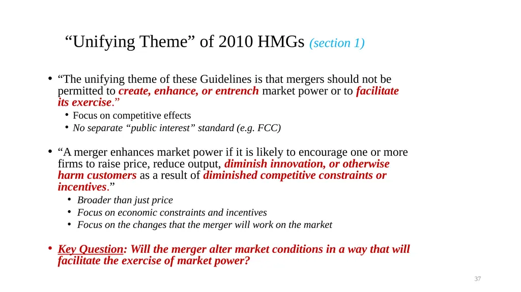 Topic 9b Evolution of Horizontal Merger Law - slide 37 of 87