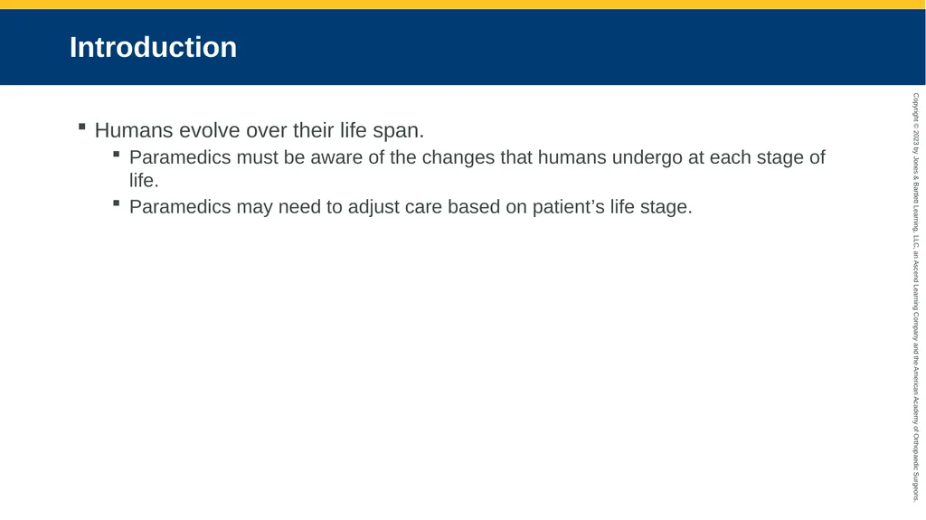 Life Span Development CHAPTER 10 Introduction - slide 2 of 44