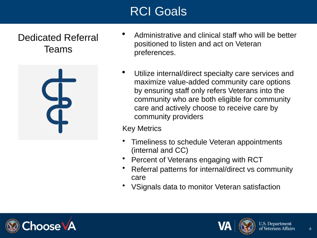 Referral Coordination Initiative (RCI) February - slide 6 of 14