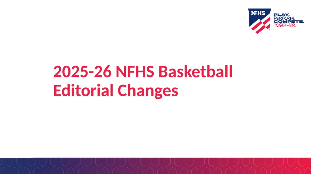 2025-26 NFHS Basketball Rules PowerPoint Rules - slide 12 of 36