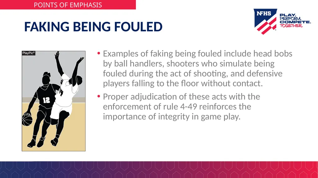 2025-26 NFHS Basketball Rules PowerPoint Rules - slide 35 of 36
