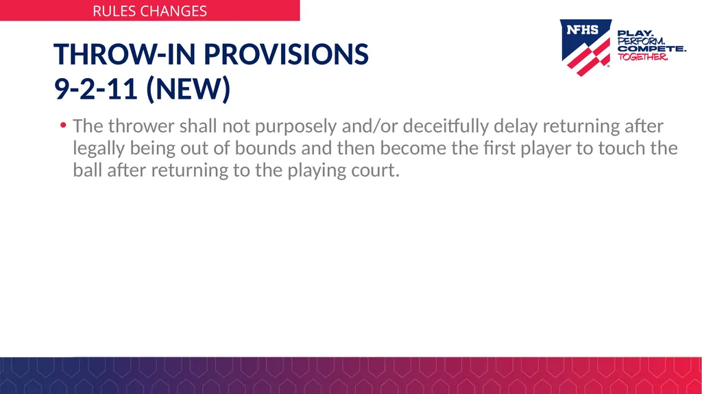 2025-26 NFHS Basketball Rules PowerPoint Rules - slide 8 of 36