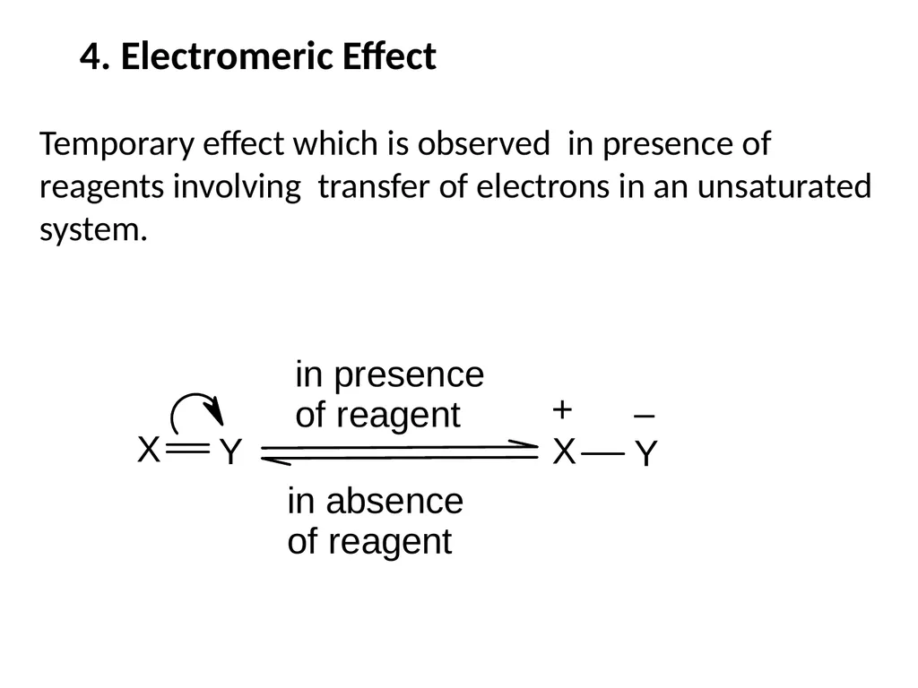 1. Inductive Effect Electronic displacement along - slide 12 of 14