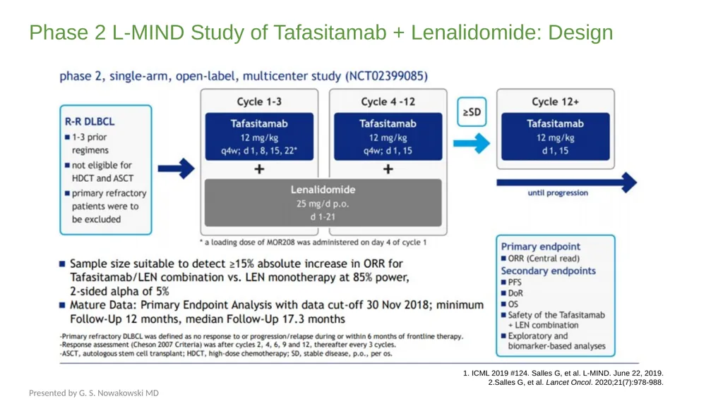 Diffuse Large B-cell Lymphoma November 10, 2021 - slide 38 of 71
