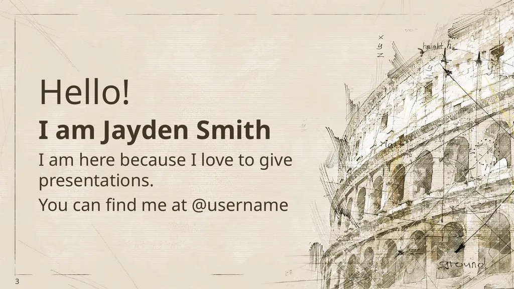 This is your presentation title Instructions for - slide 3 of 39