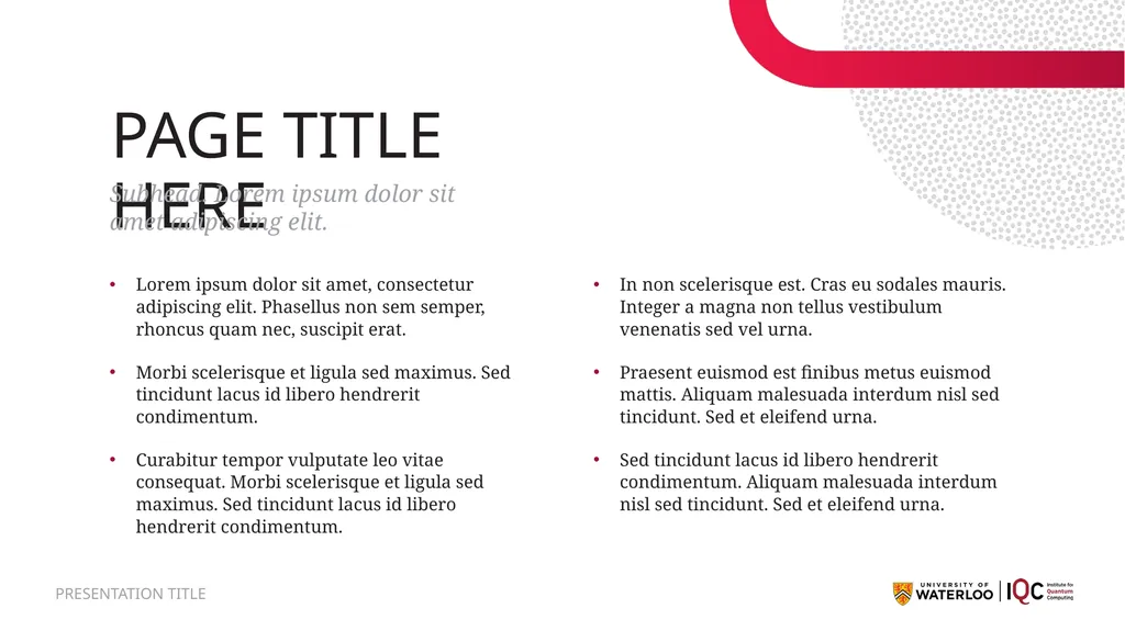 IQC PRESENTATION TEMPLATE This PowerPoint template - slide 10 of 17