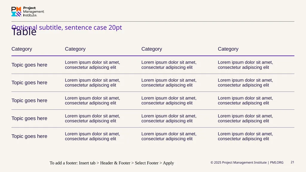 PMI Community Webinar Program Speaker PowerPoint - slide 18 of 22