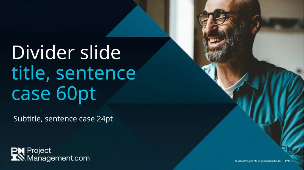 PMI Community Webinar Program Speaker PowerPoint - slide 8 of 22