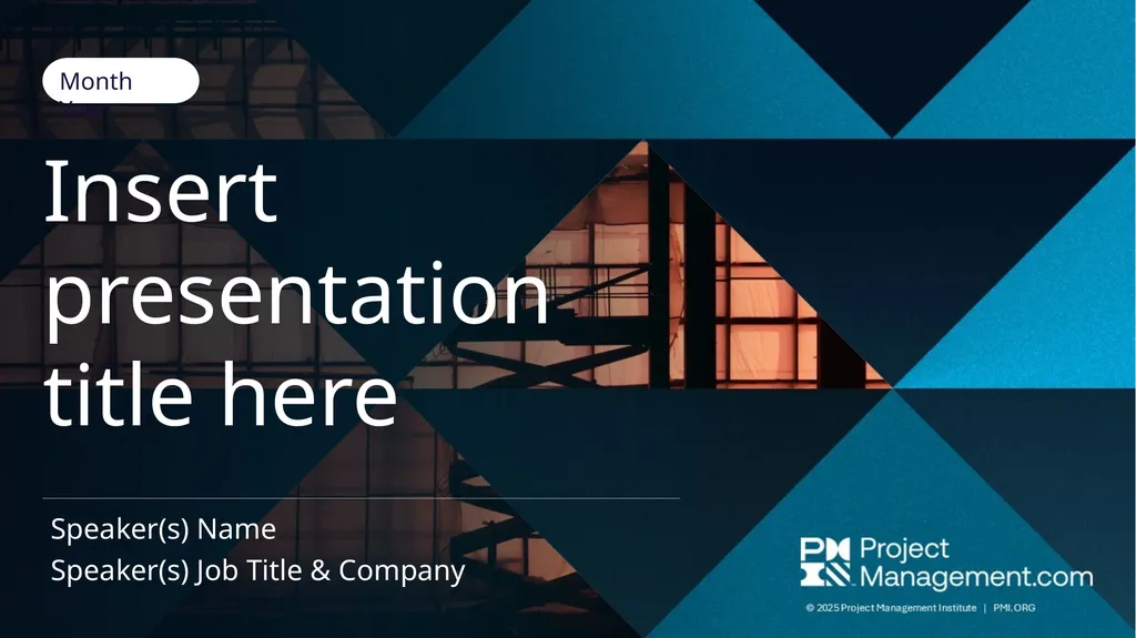 PMI Community Webinar Program Speaker PowerPoint - slide 4 of 22