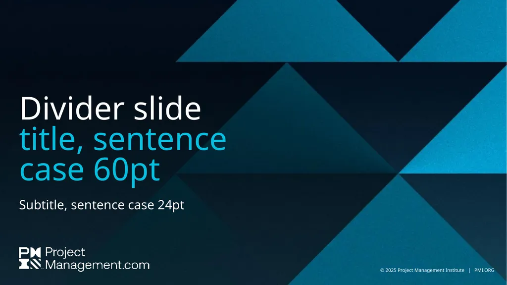 PMI Community Webinar Program Speaker PowerPoint - slide 5 of 22