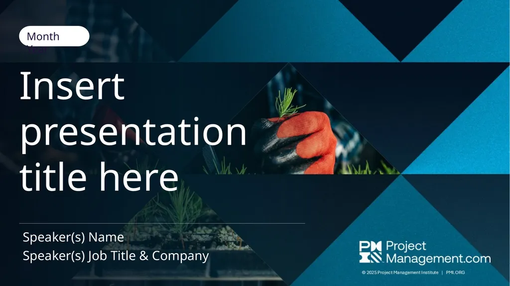PMI Community Webinar Program Speaker PowerPoint - slide 2 of 22
