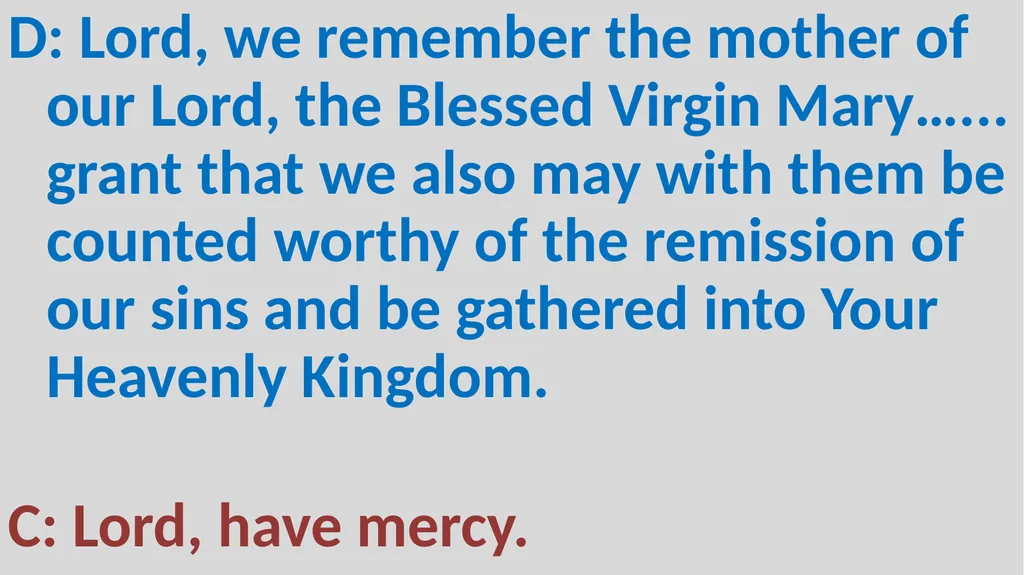 Holy Communion Service Mar Thoma Development - slide 55 of 81