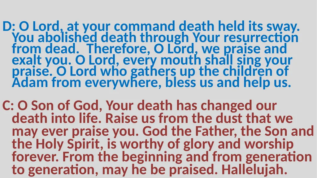 Holy Communion Service Mar Thoma Development - slide 71 of 81