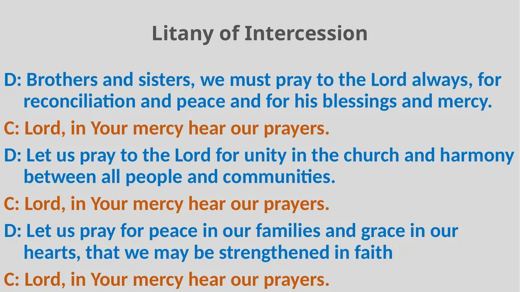 Holy Communion Service Mar Thoma Development - slide 58 of 81