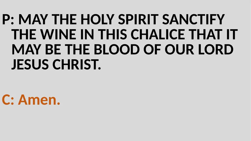 Holy Communion Service Mar Thoma Development - slide 52 of 81