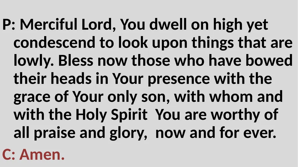 Holy Communion Service Mar Thoma Development - slide 39 of 81