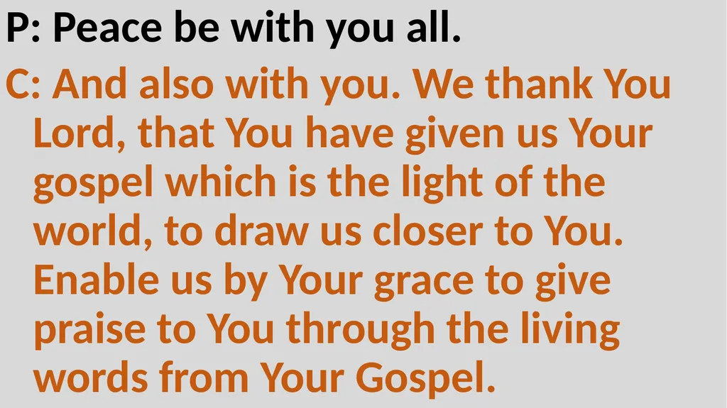 Holy Communion Service Mar Thoma Development - slide 18 of 81