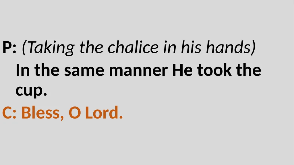 Holy Communion Service Mar Thoma Development - slide 46 of 81