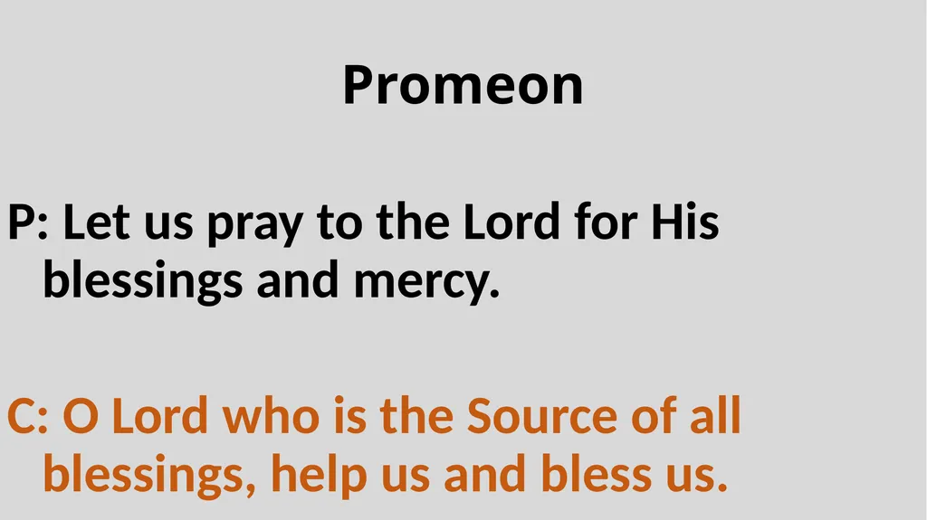 Holy Communion Service Mar Thoma Development - slide 19 of 81