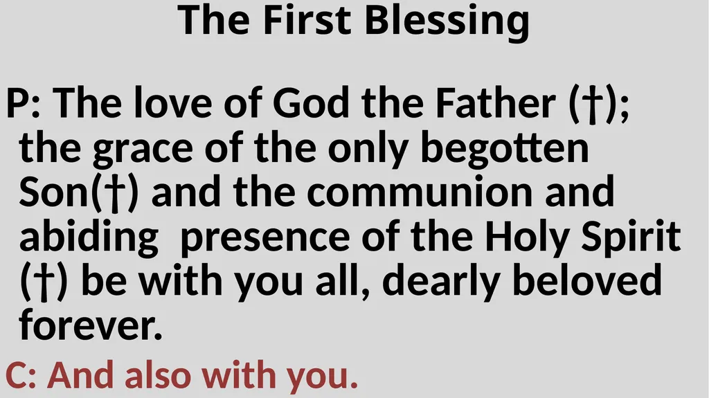 Holy Communion Service Mar Thoma Development - slide 41 of 81