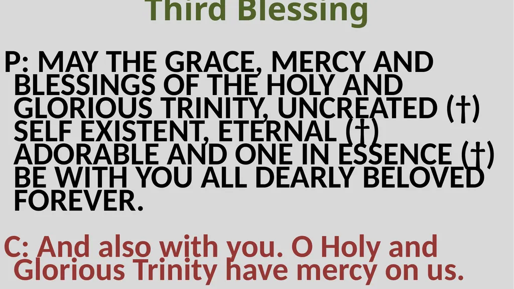 Holy Communion Service Mar Thoma Development - slide 63 of 81