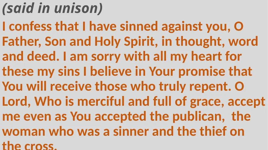Holy Communion Service Mar Thoma Development - slide 32 of 81