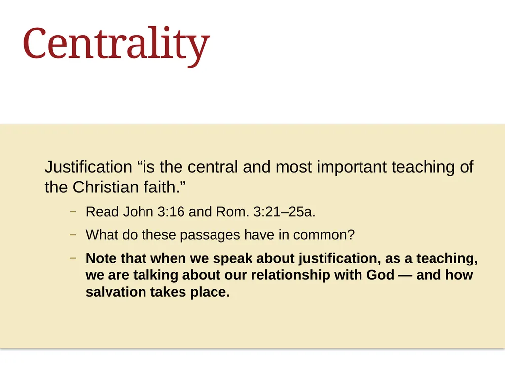 ALL ABOUT Jesus & Justification Jesus WEEK ONE - slide 23 of 57