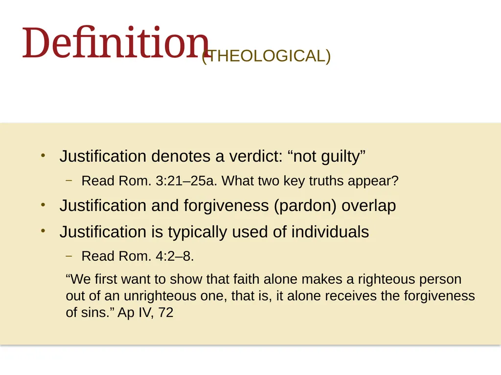 ALL ABOUT Jesus & Justification Jesus WEEK ONE - slide 31 of 57