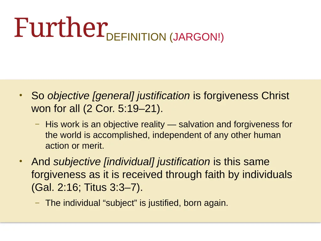 ALL ABOUT Jesus & Justification Jesus WEEK ONE - slide 42 of 57