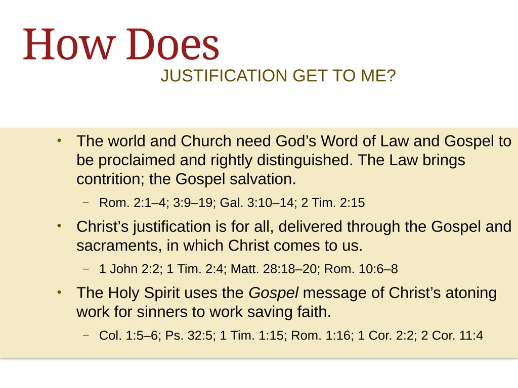 ALL ABOUT Jesus & Justification Jesus WEEK ONE - slide 55 of 57