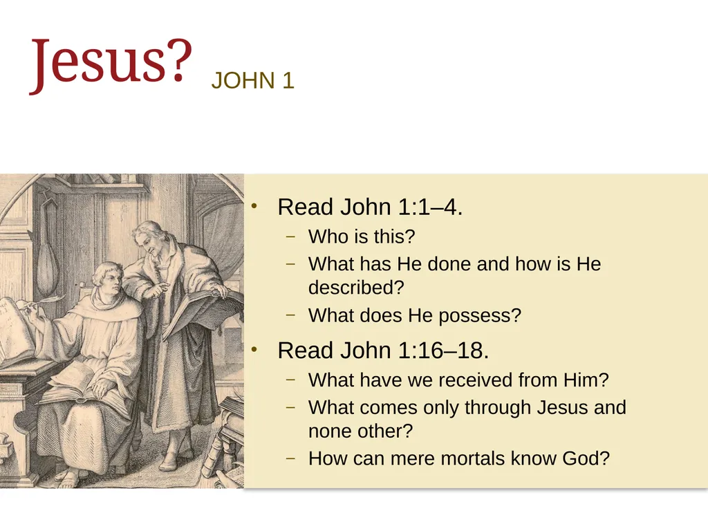 ALL ABOUT Jesus & Justification Jesus WEEK ONE - slide 15 of 57