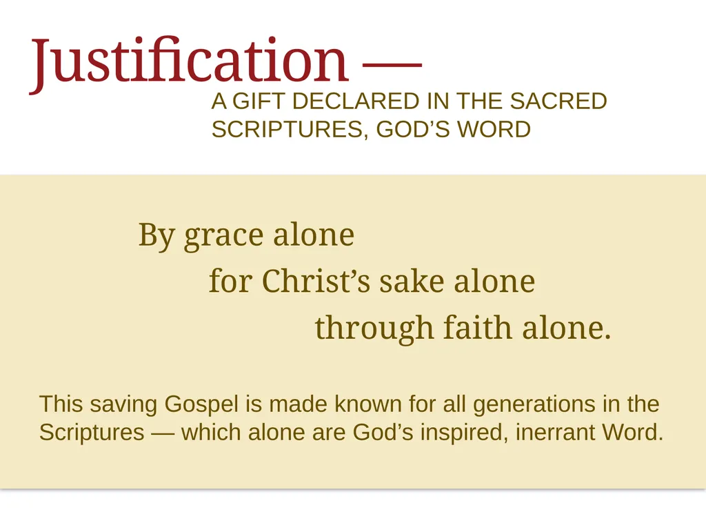 ALL ABOUT Jesus & Justification Jesus WEEK ONE - slide 57 of 57