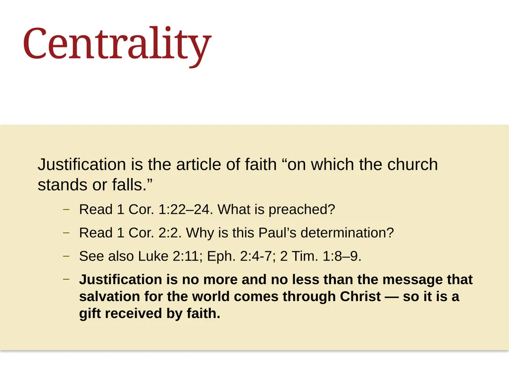 ALL ABOUT Jesus & Justification Jesus WEEK ONE - slide 25 of 57