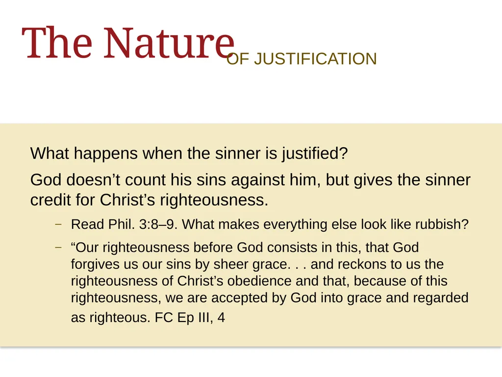 ALL ABOUT Jesus & Justification Jesus WEEK ONE - slide 32 of 57