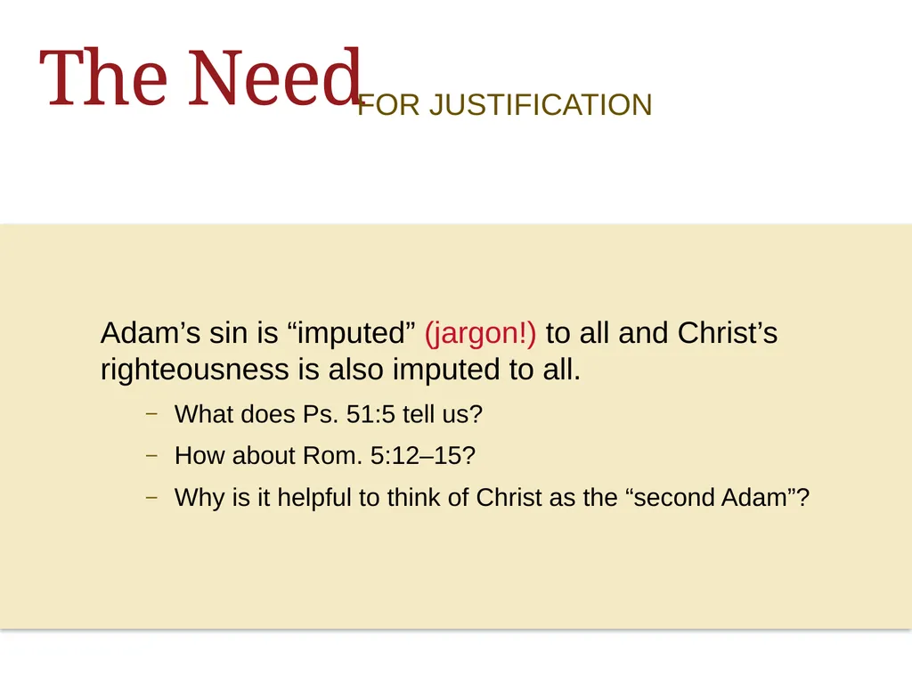 ALL ABOUT Jesus & Justification Jesus WEEK ONE - slide 37 of 57
