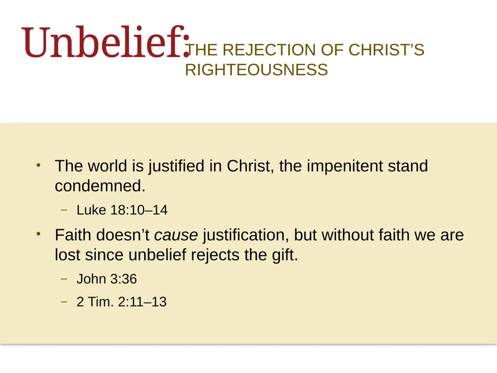 ALL ABOUT Jesus & Justification Jesus WEEK ONE - slide 54 of 57