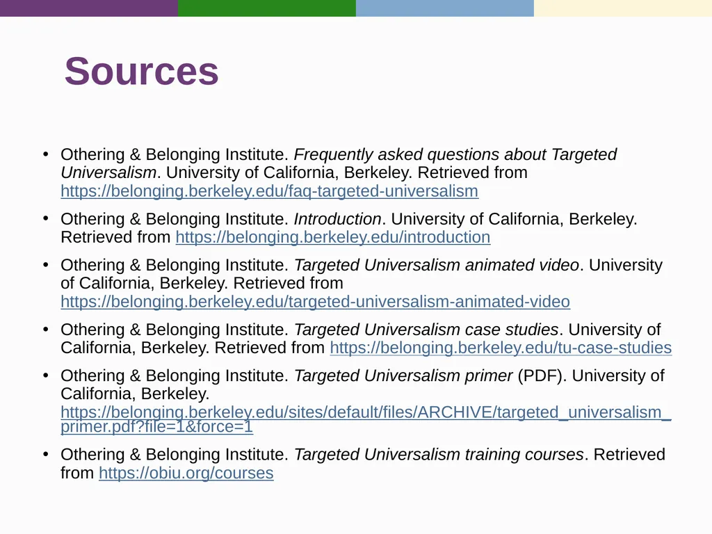 Targeted Universalism Washington State Office of - slide 41 of 42