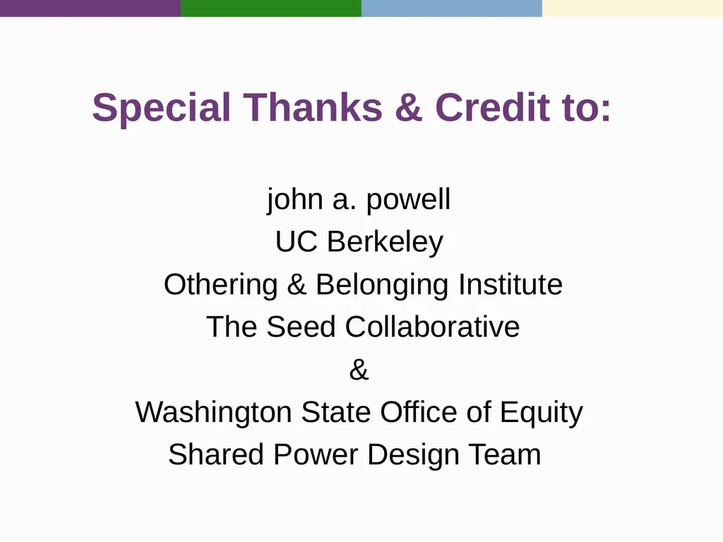 Targeted Universalism Washington State Office of - slide 42 of 42