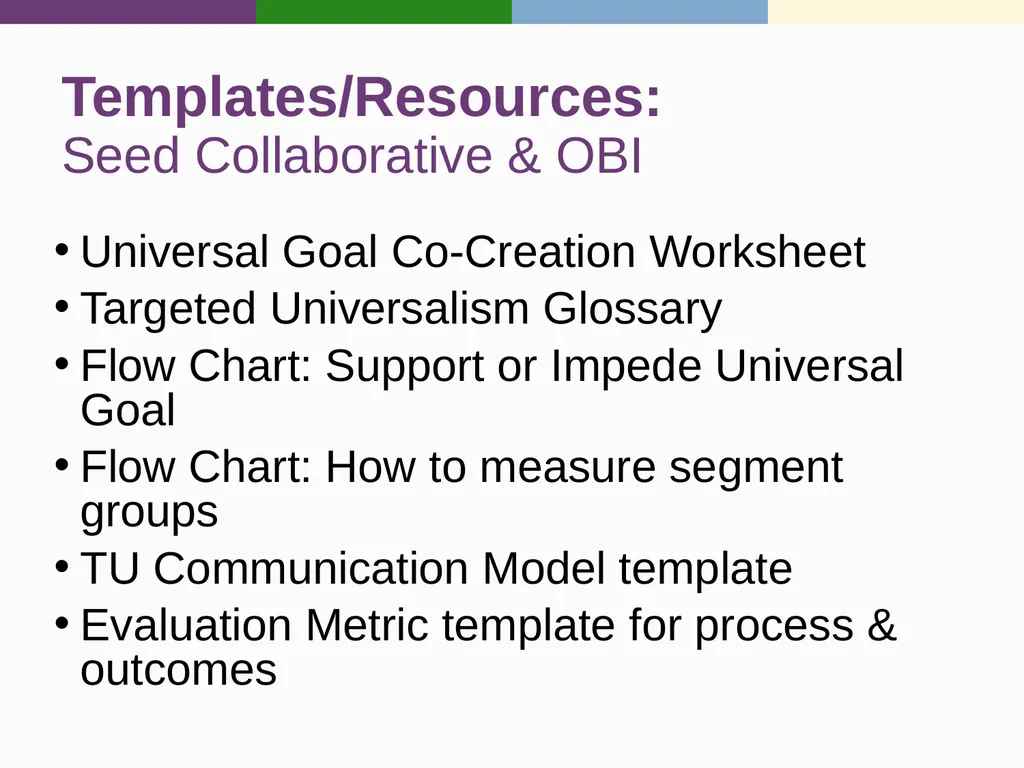 Targeted Universalism Washington State Office of - slide 40 of 42