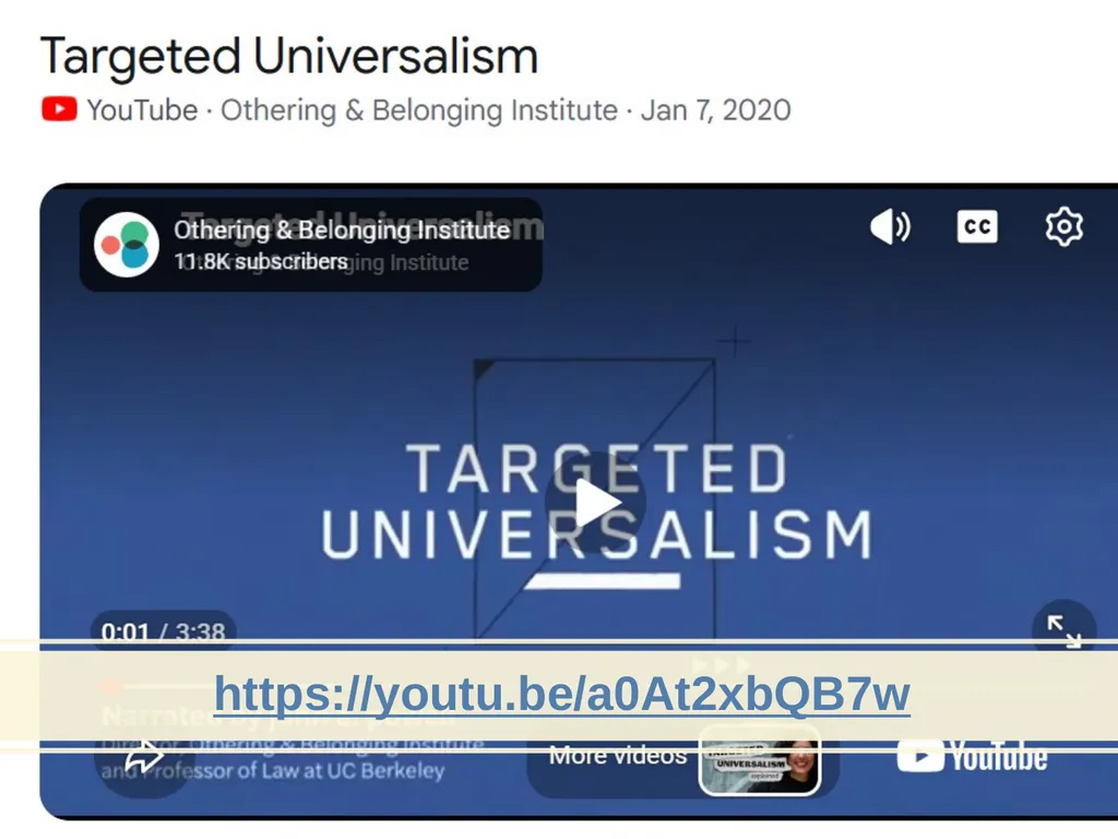 Targeted Universalism Washington State Office of - slide 7 of 42
