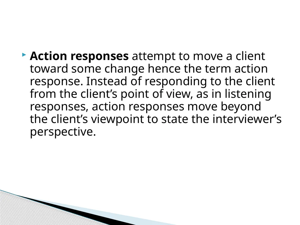 Therapeutic Communication Establishing a - slide 19 of 35