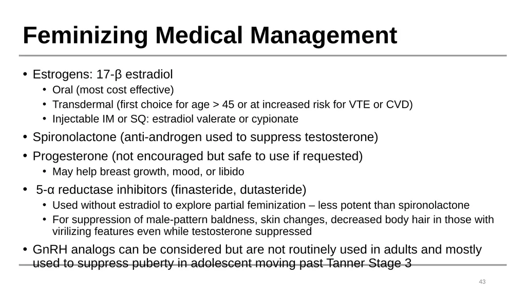 Caring for Transgender and Gender Diverse Patients - slide 42 of 83